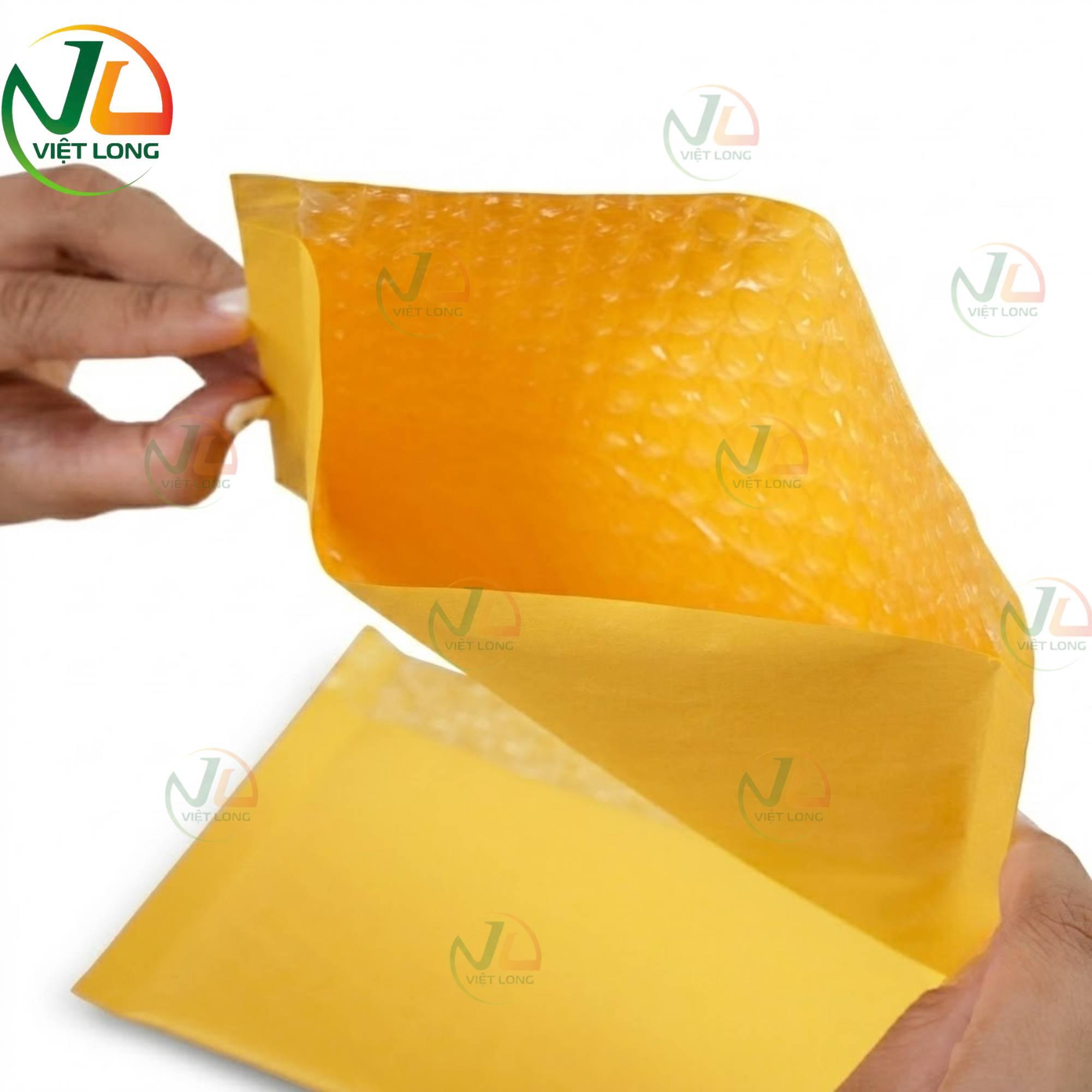 Sản phẩm Túi giấy Kraft lót bóng khí của Việt Long