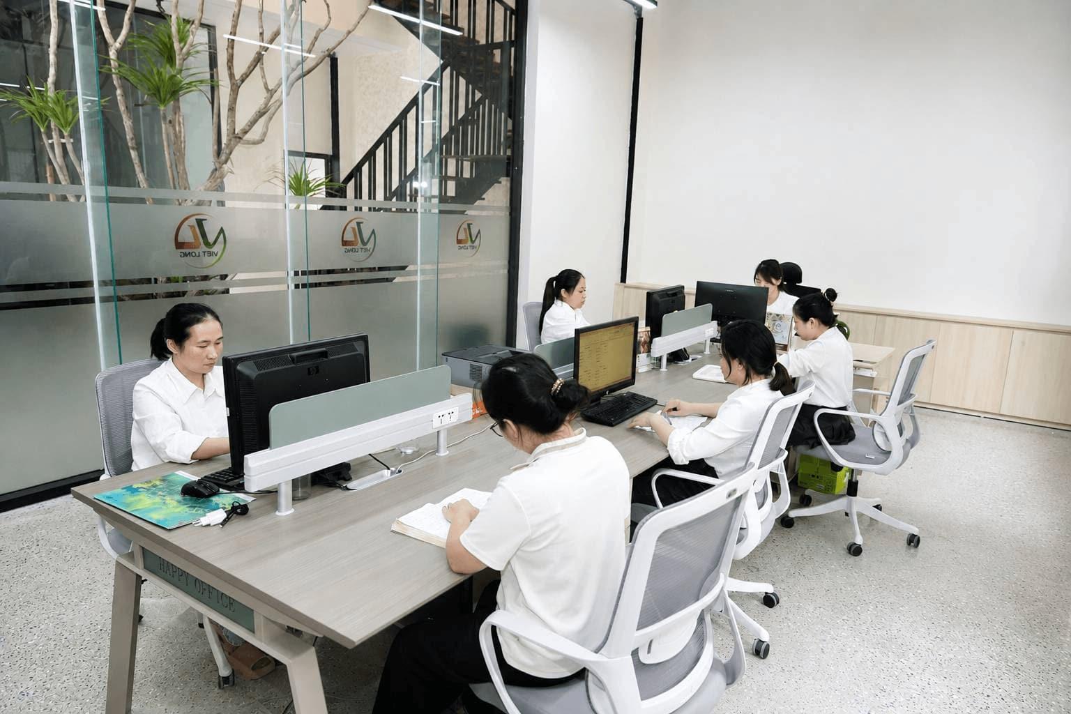 Đội ngũ nhân viên văn phòng Việt Long