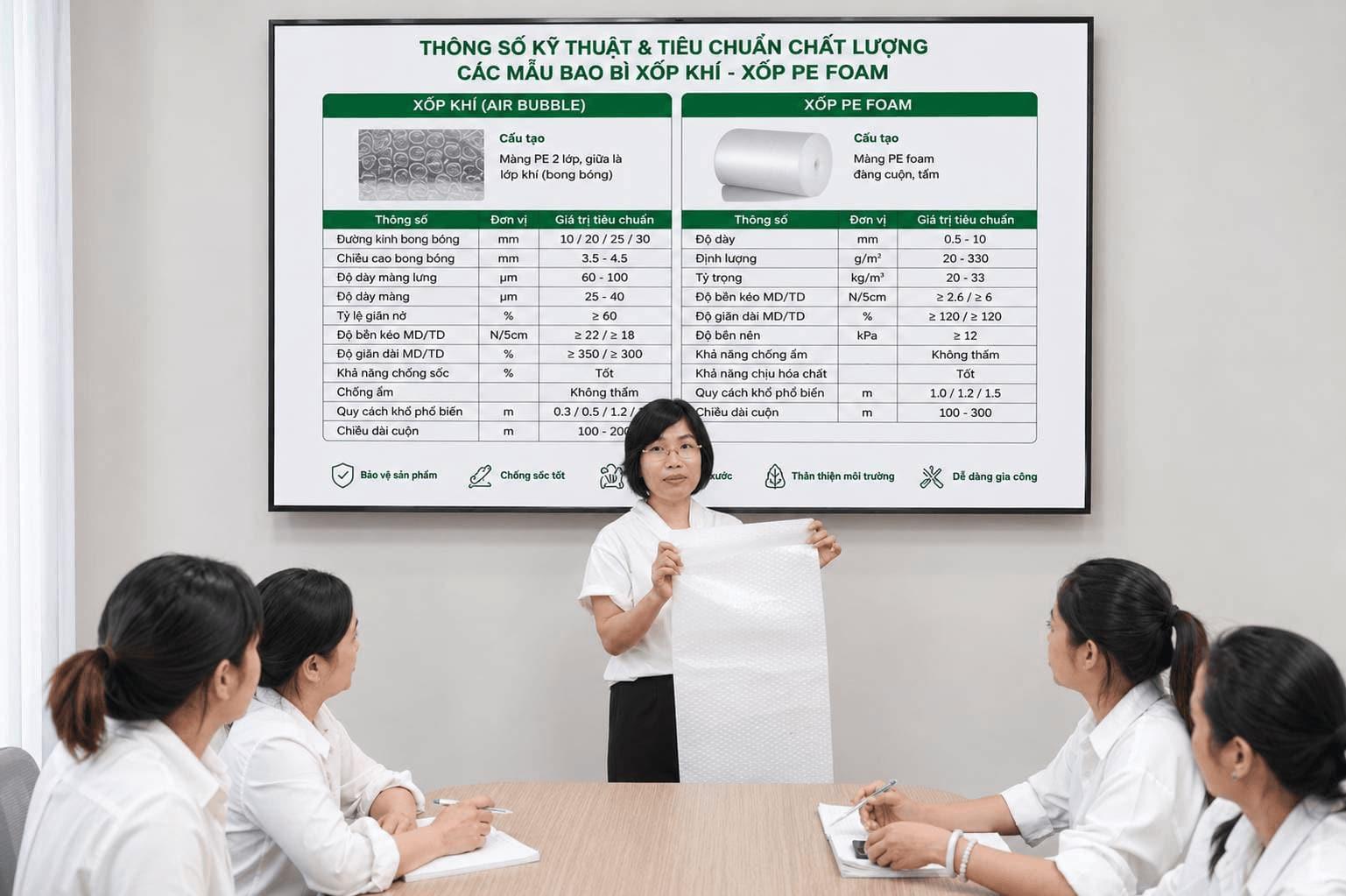 Buổi họp nhóm nhân viên văn phòng Việt Long
