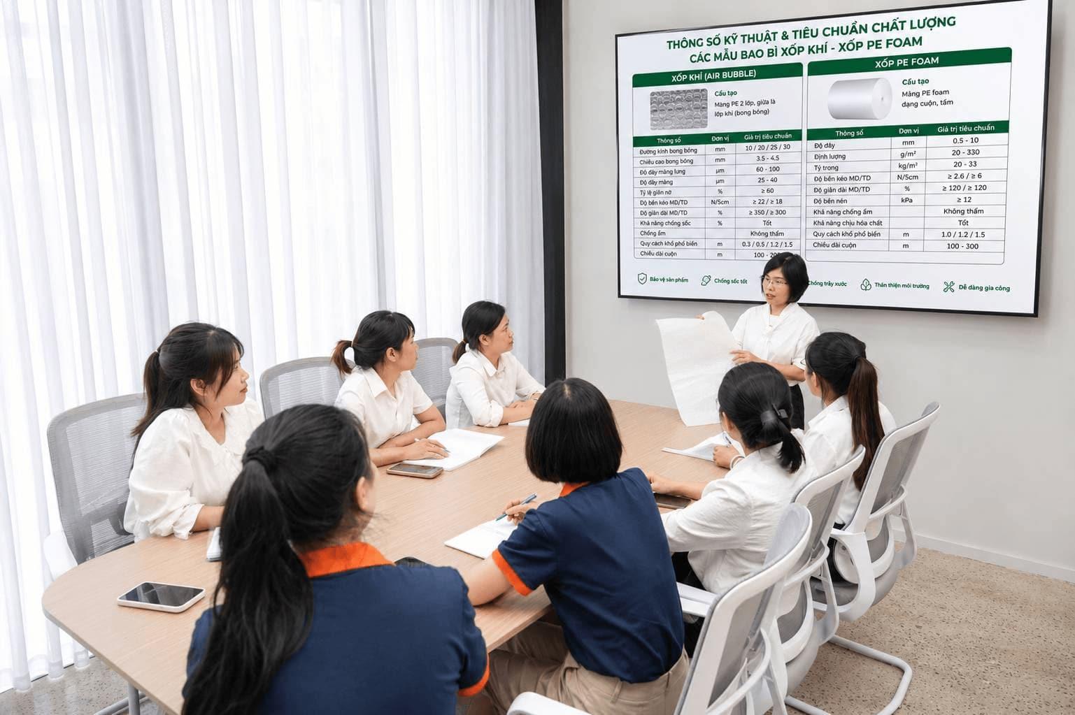 Đào tạo tiêu chuẩn kỹ thuật sản phẩm cho nhân viên